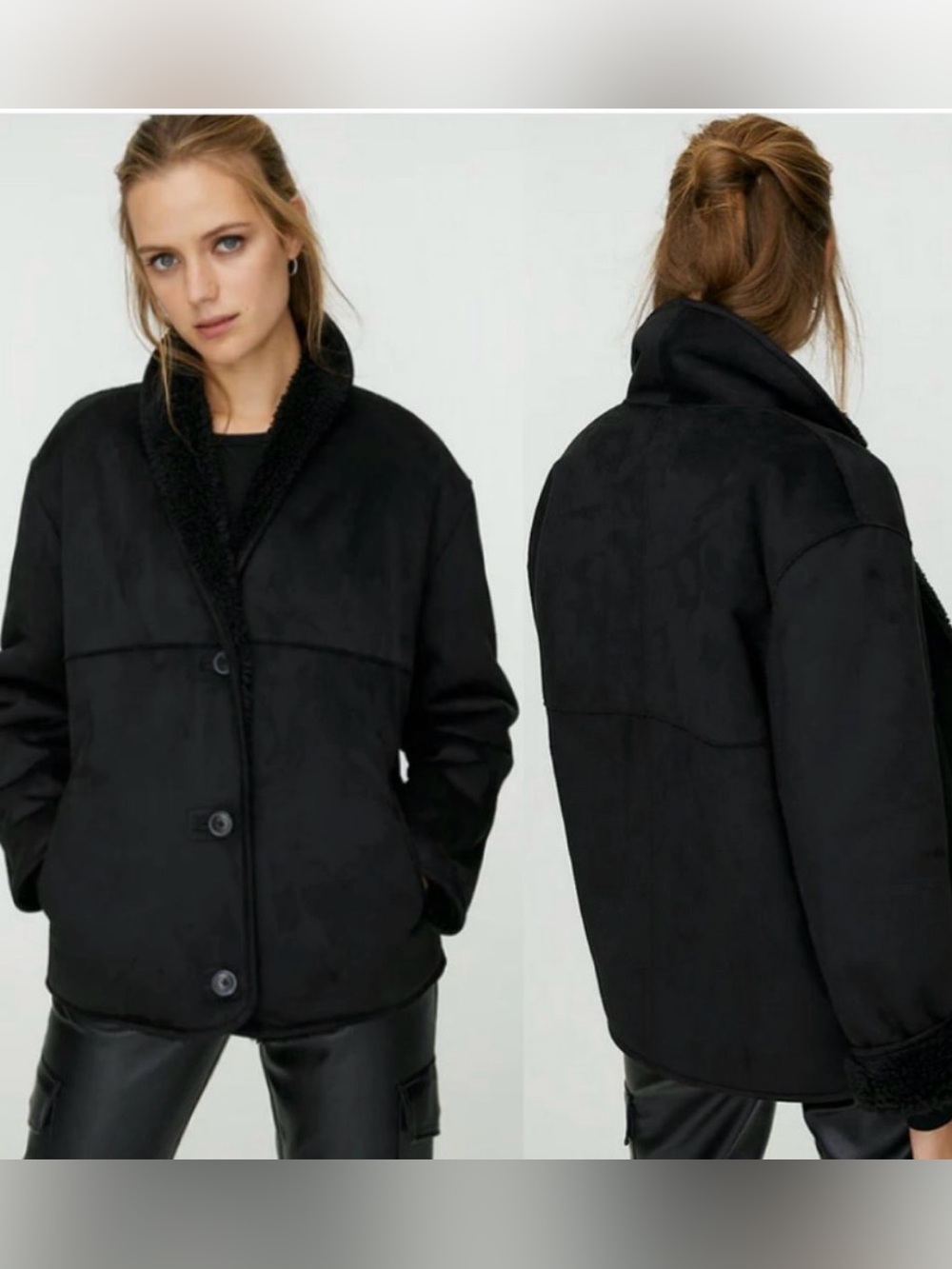 Aritzia Wilfred Free Faux Suede stallion jacket